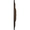 Ekena Millwork Traditional Ceiling Medallion (Fits Canopies up to 8 1/4"), Hand-Painted Rust, 31 1/2"OD x 2 1/2"P CM31TRRUS - alternate 4